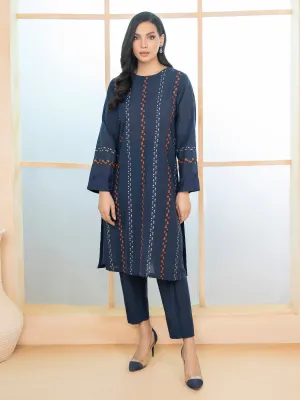 2 Piece Embroidered Yarn Dyed Suit