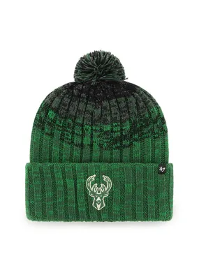 '47 Brand Milwaukee Bucks Cascade Pom Cuff Knit Hat