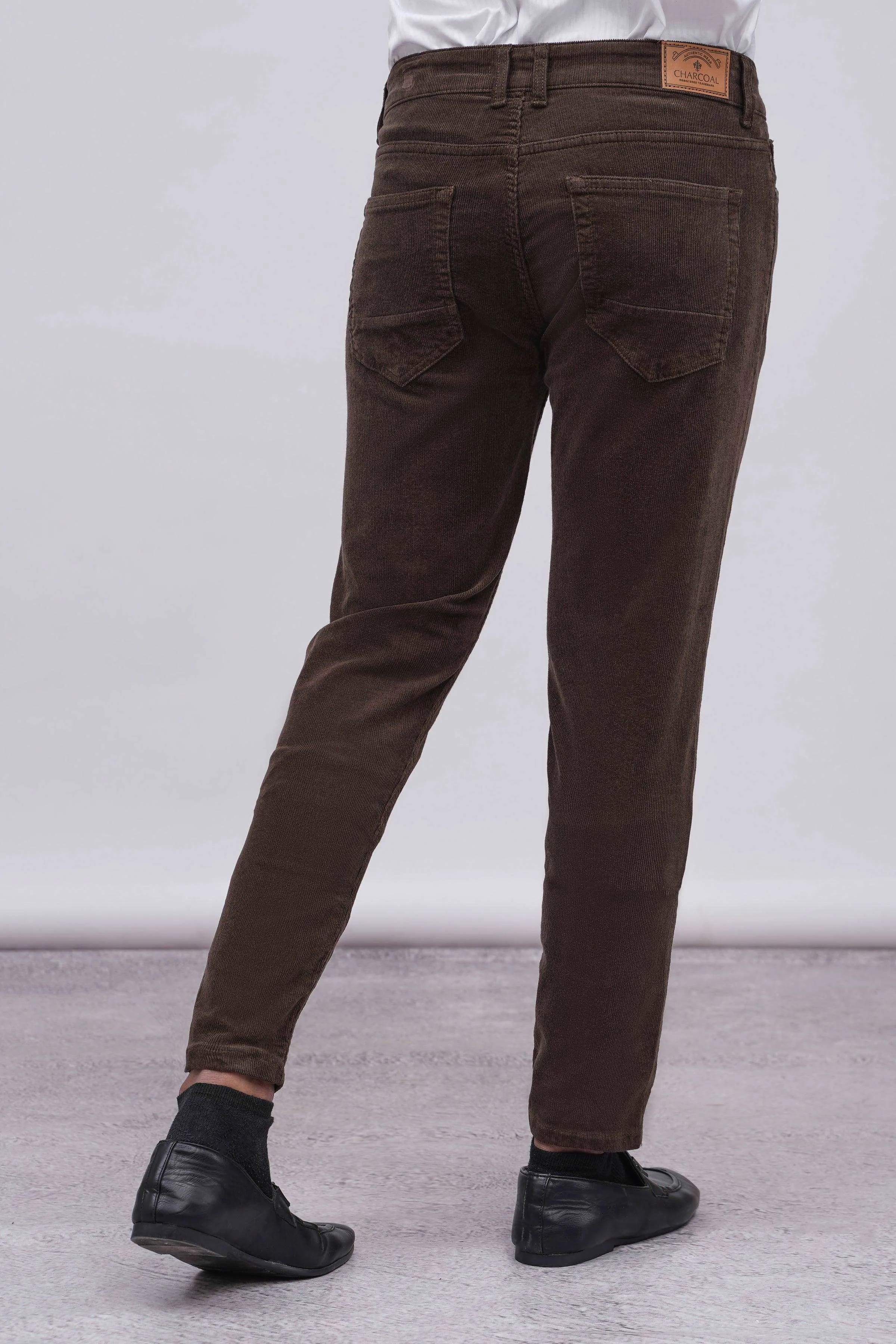 5 POCKET CORDUROY PANT BROWN