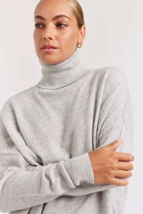 A Polo Bay Cashmere Sweater in Fly Ash