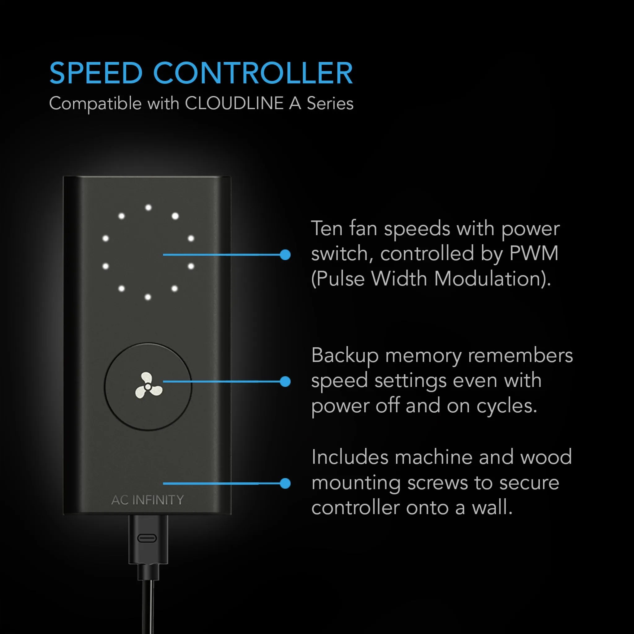 AC Infinity Air Filtration Kit 6”, Inline Fan With Speed Controller, Carbon Filter & Ducting Combo