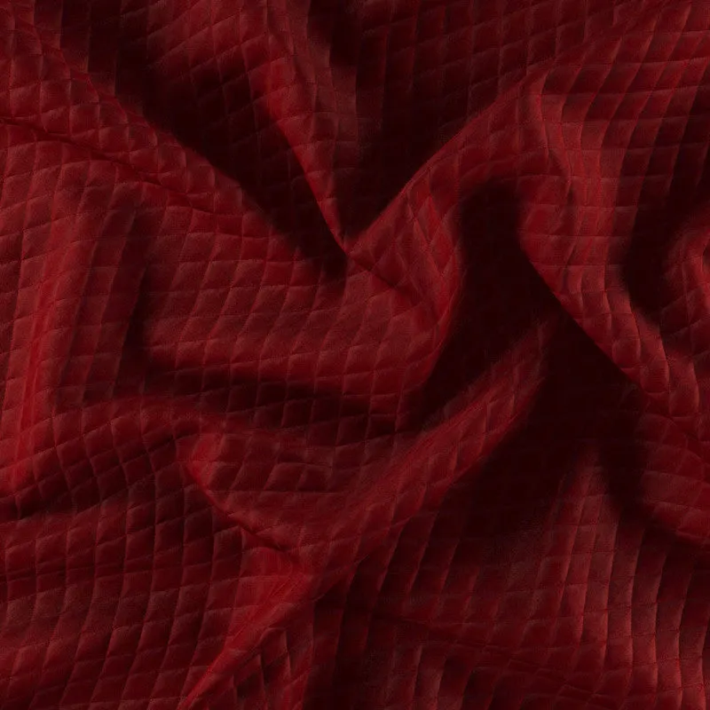 Acute Fabric in Brick Red