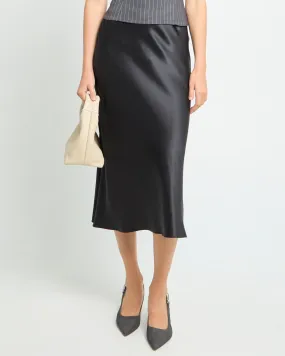 Alaia Silk Midi Skirt