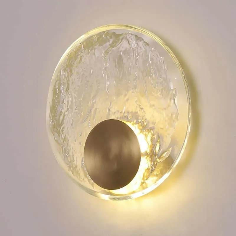 Alpes - Round Glass Wall Sconce