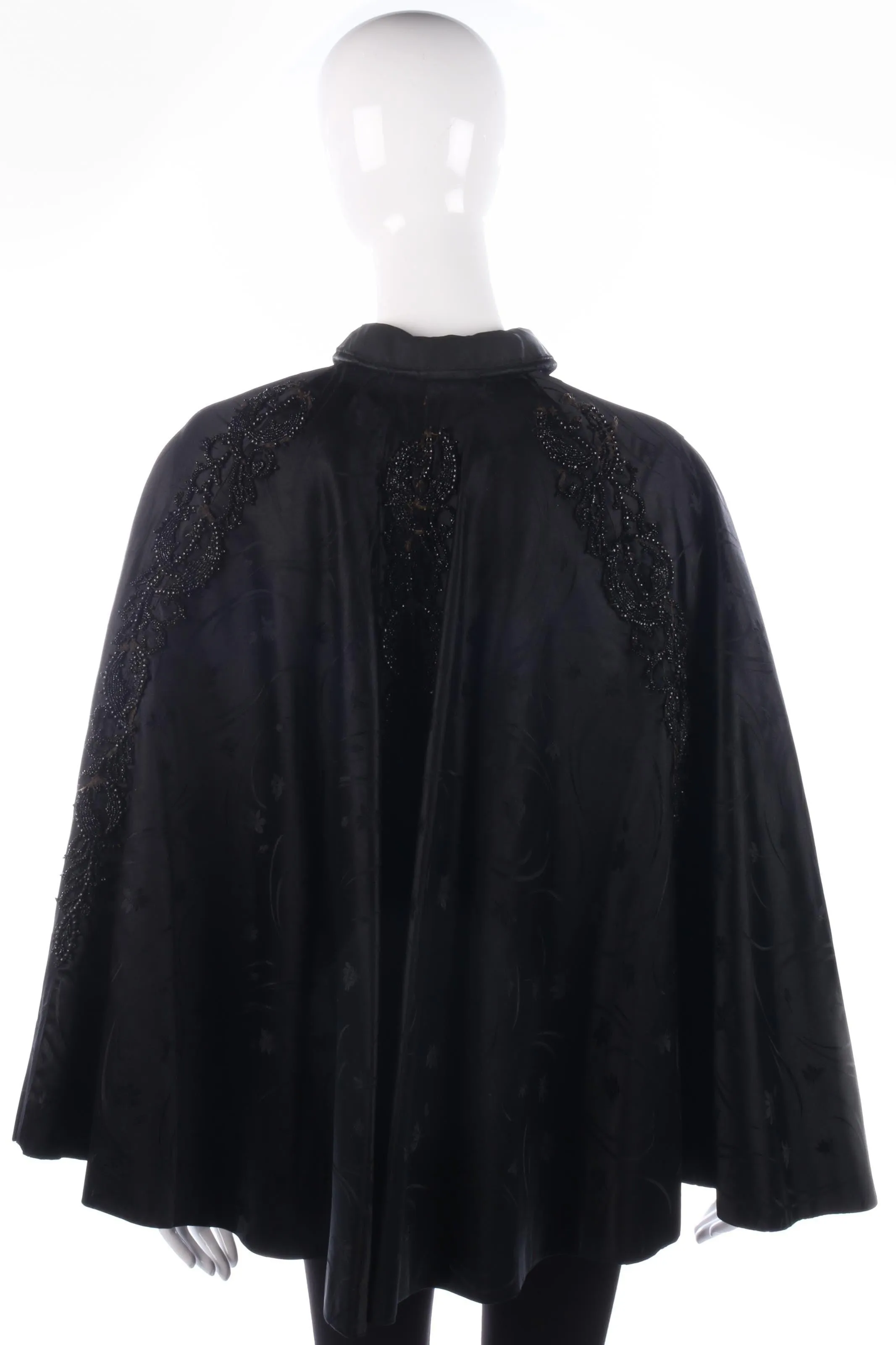 Amazing beaded victorian cape, one size