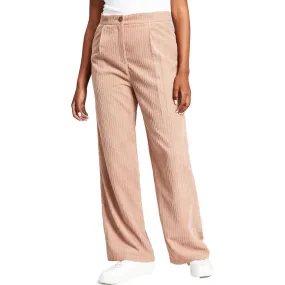 And Now This Womens Ribbed Corduroy Wide Leg Pants