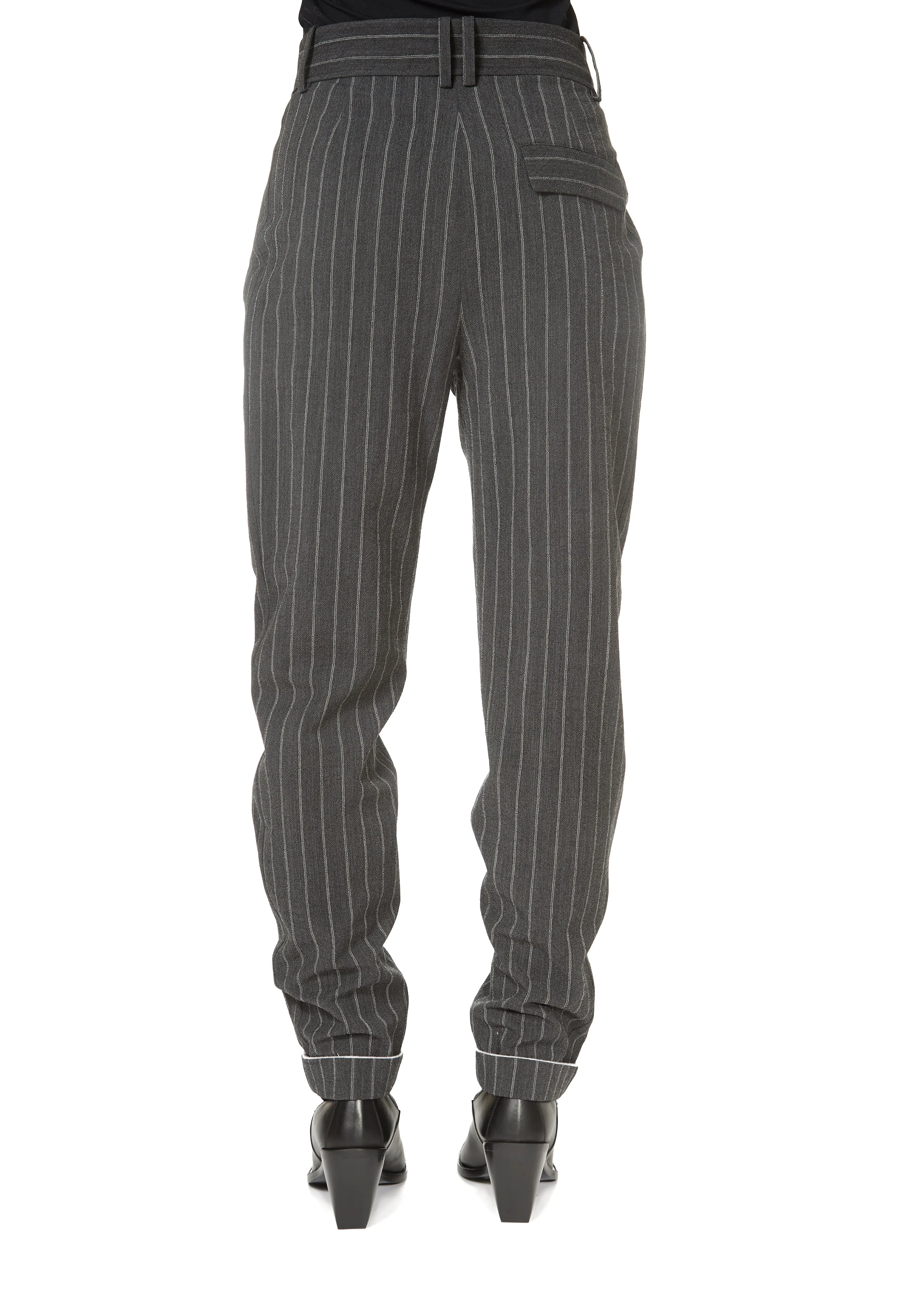 Annette Gortz Grey 'Pinstripe Trousers'