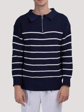 ANYANG Knit Half-Zip Sweater