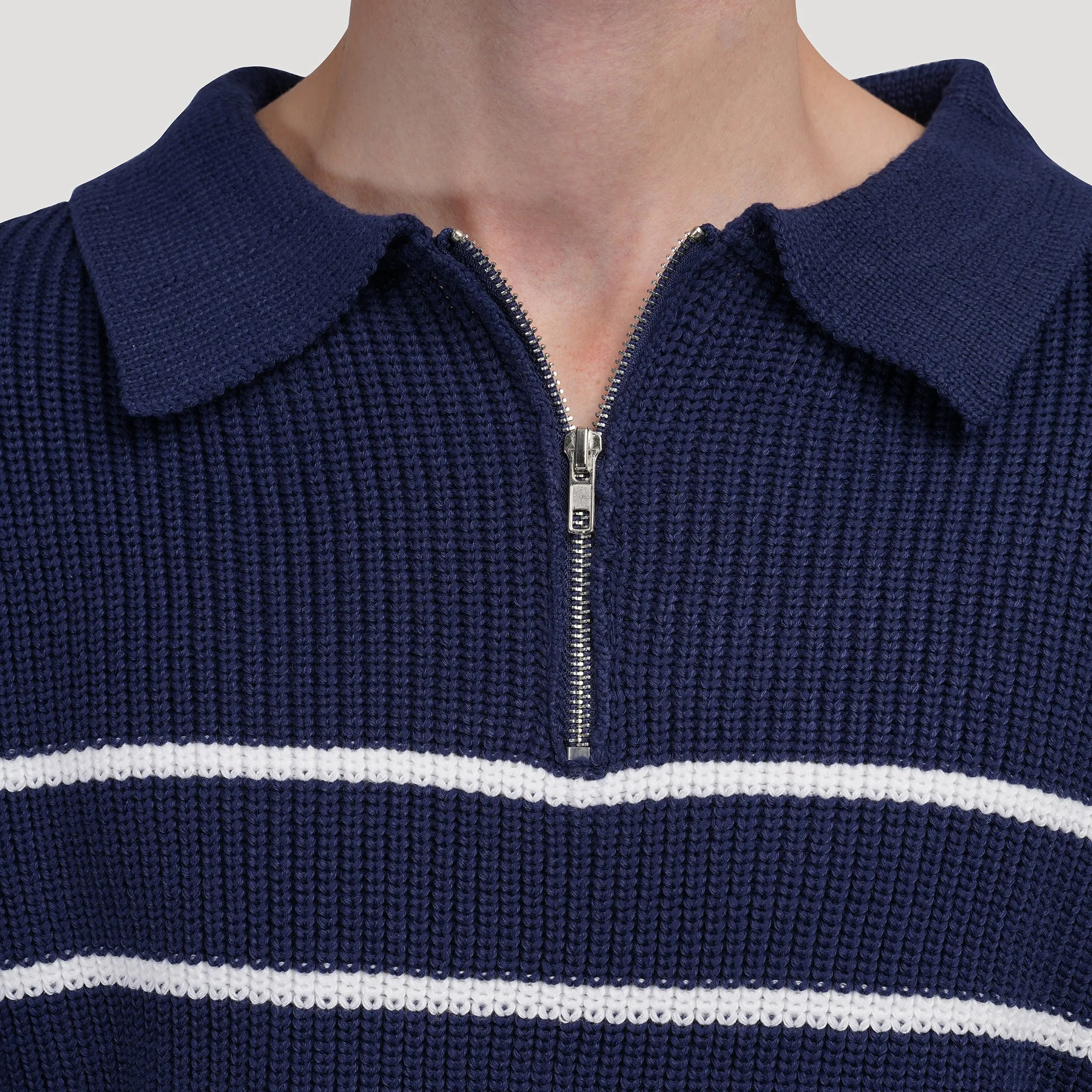 ANYANG Knit Half-Zip Sweater