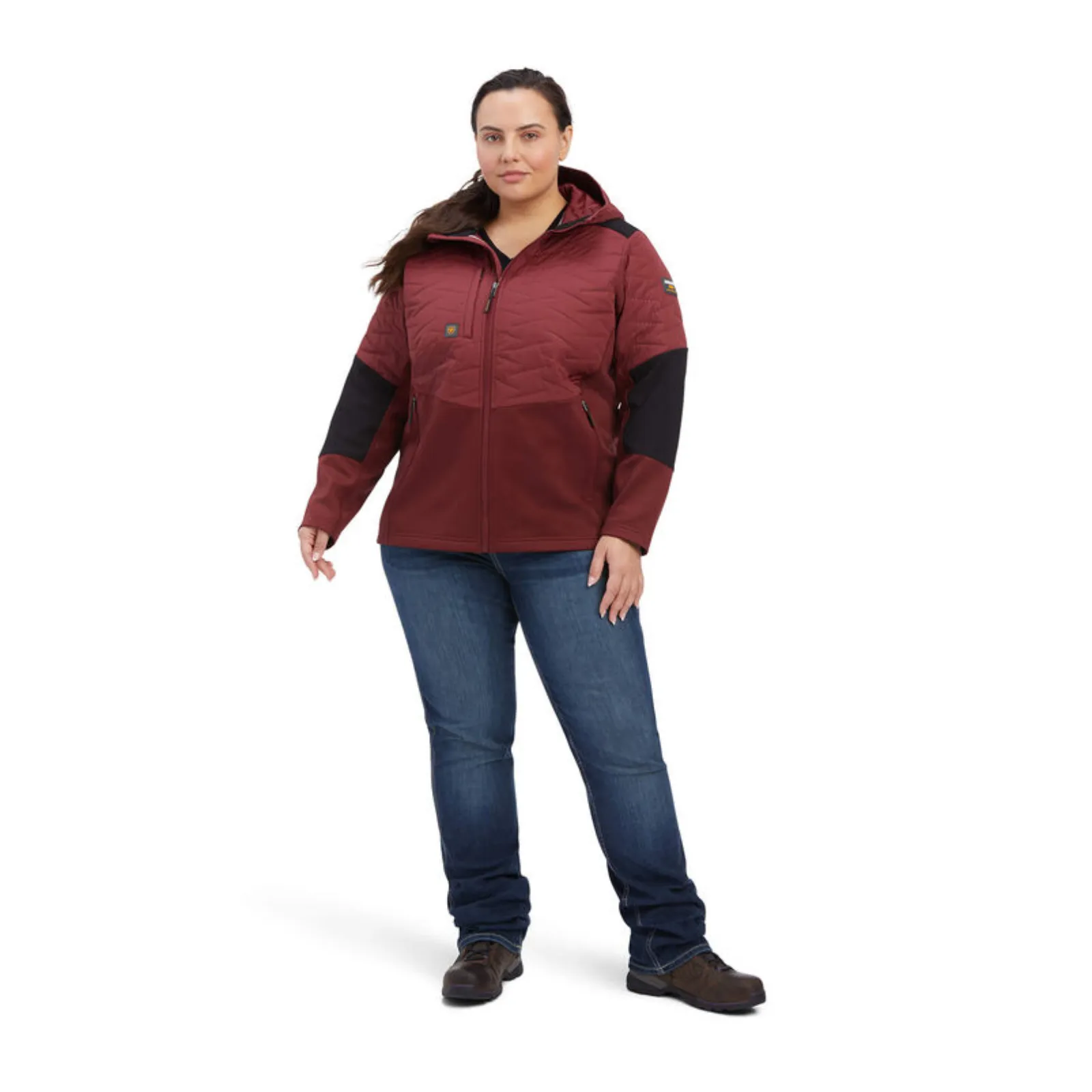 Ariat® Ladies Rebar Cloud 9 Insulated Maroon Jacket 10041444