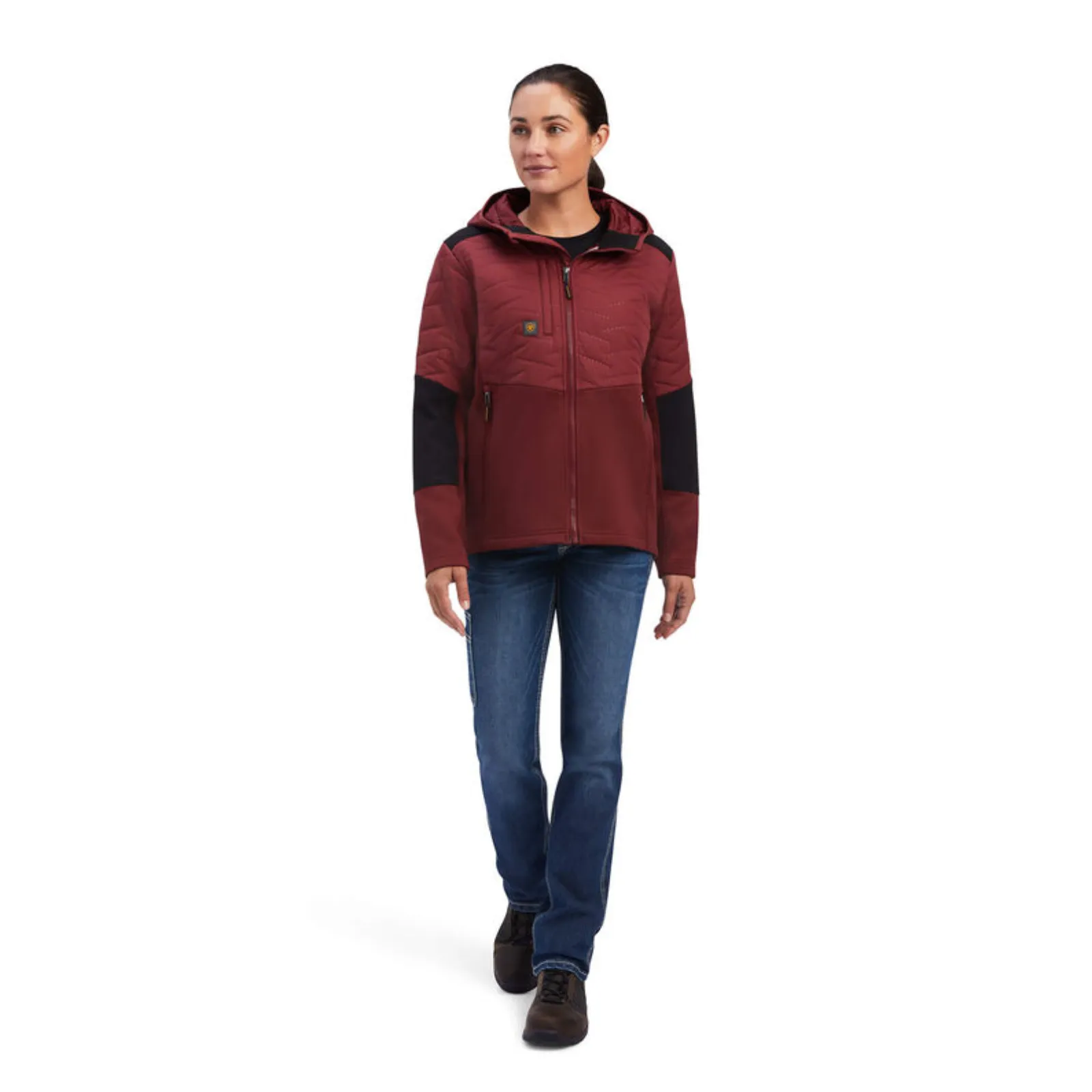 Ariat® Ladies Rebar Cloud 9 Insulated Maroon Jacket 10041444