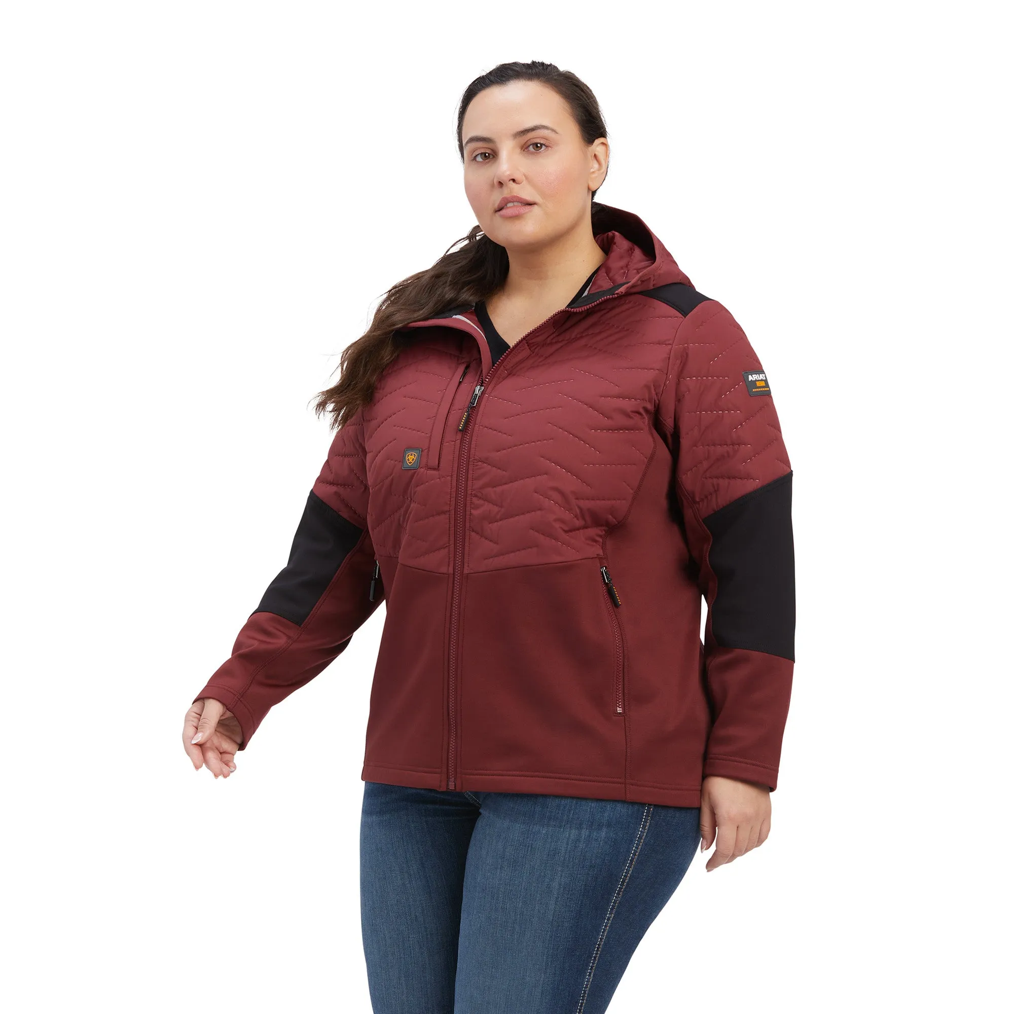 Ariat® Ladies Rebar Cloud 9 Insulated Maroon Jacket 10041444