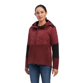 Ariat® Ladies Rebar Cloud 9 Insulated Maroon Jacket 10041444