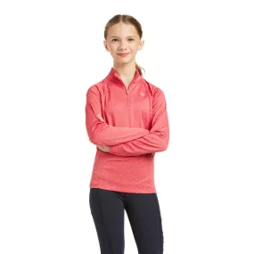 Ariat Youth Sunstopper Quarter Zip Party Dot