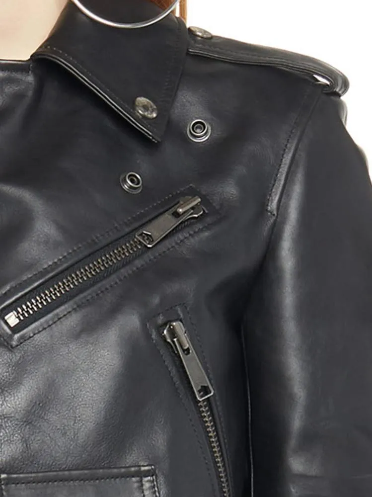 Balenciaga Cropped Biker Jacket