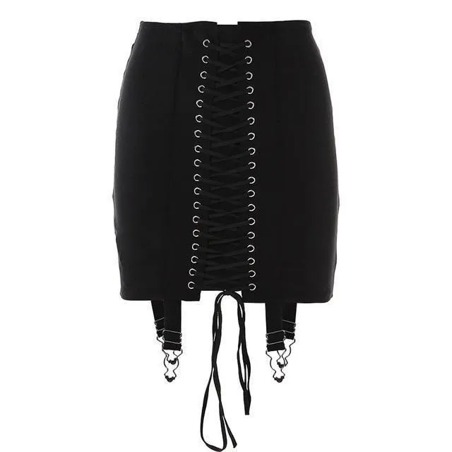 Bandage Lace Up Skirt