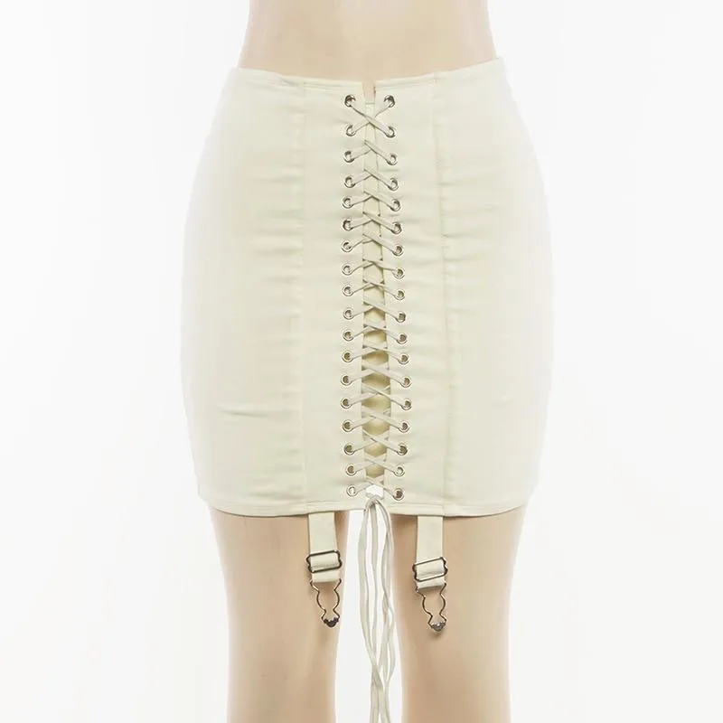 Bandage Lace Up Skirt