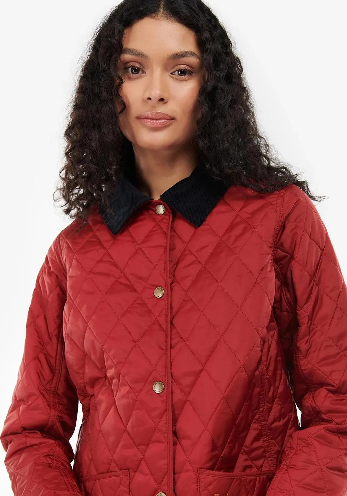 Barbour Womens Annandale Jacket, Dark Red