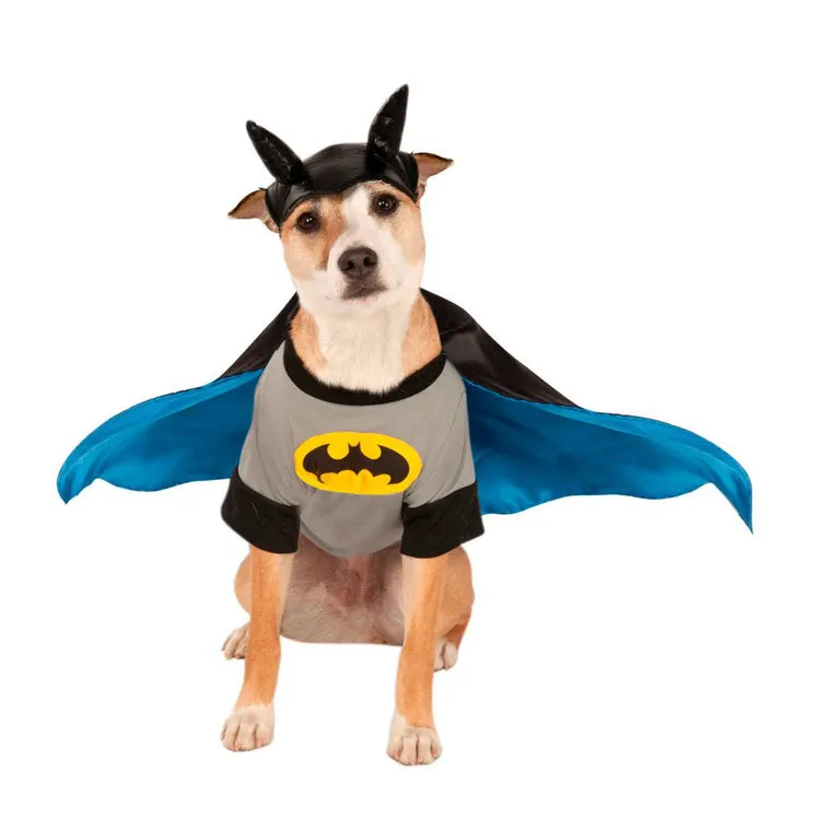 Batman Pet Costume Bold Grey and Blue