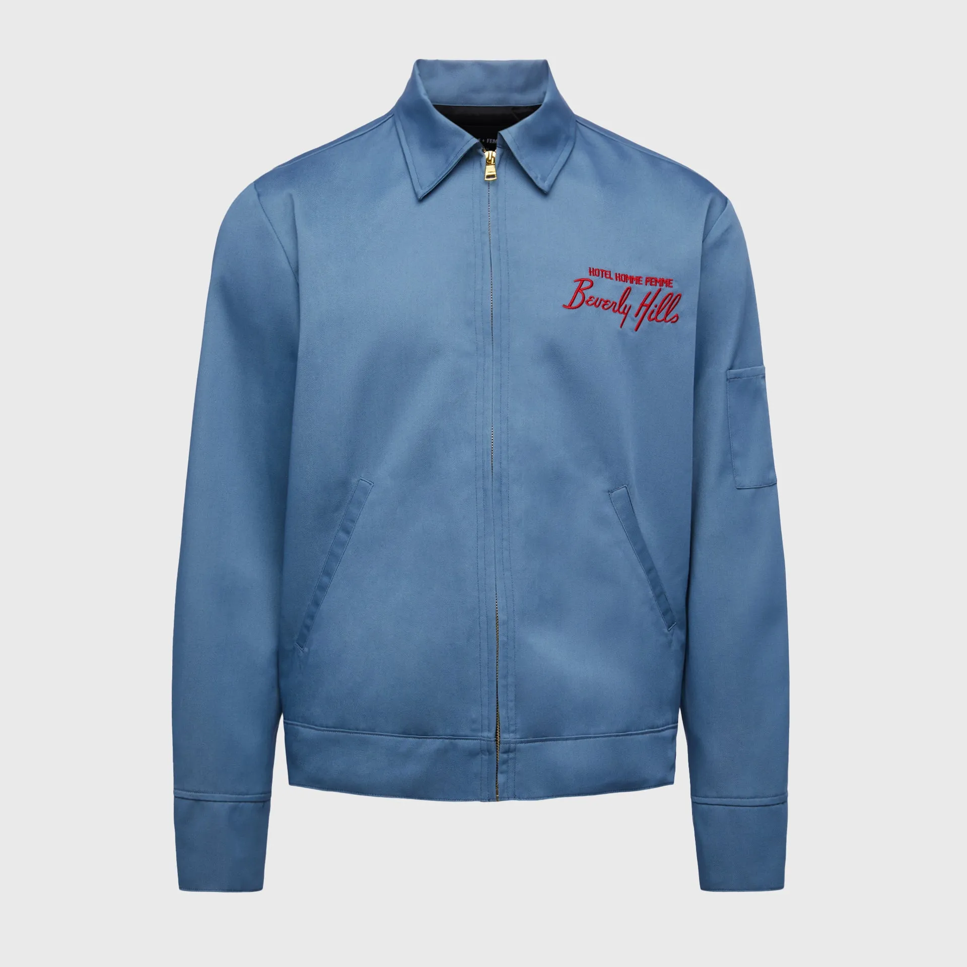 Beverly Hills Twill Jacket Blue