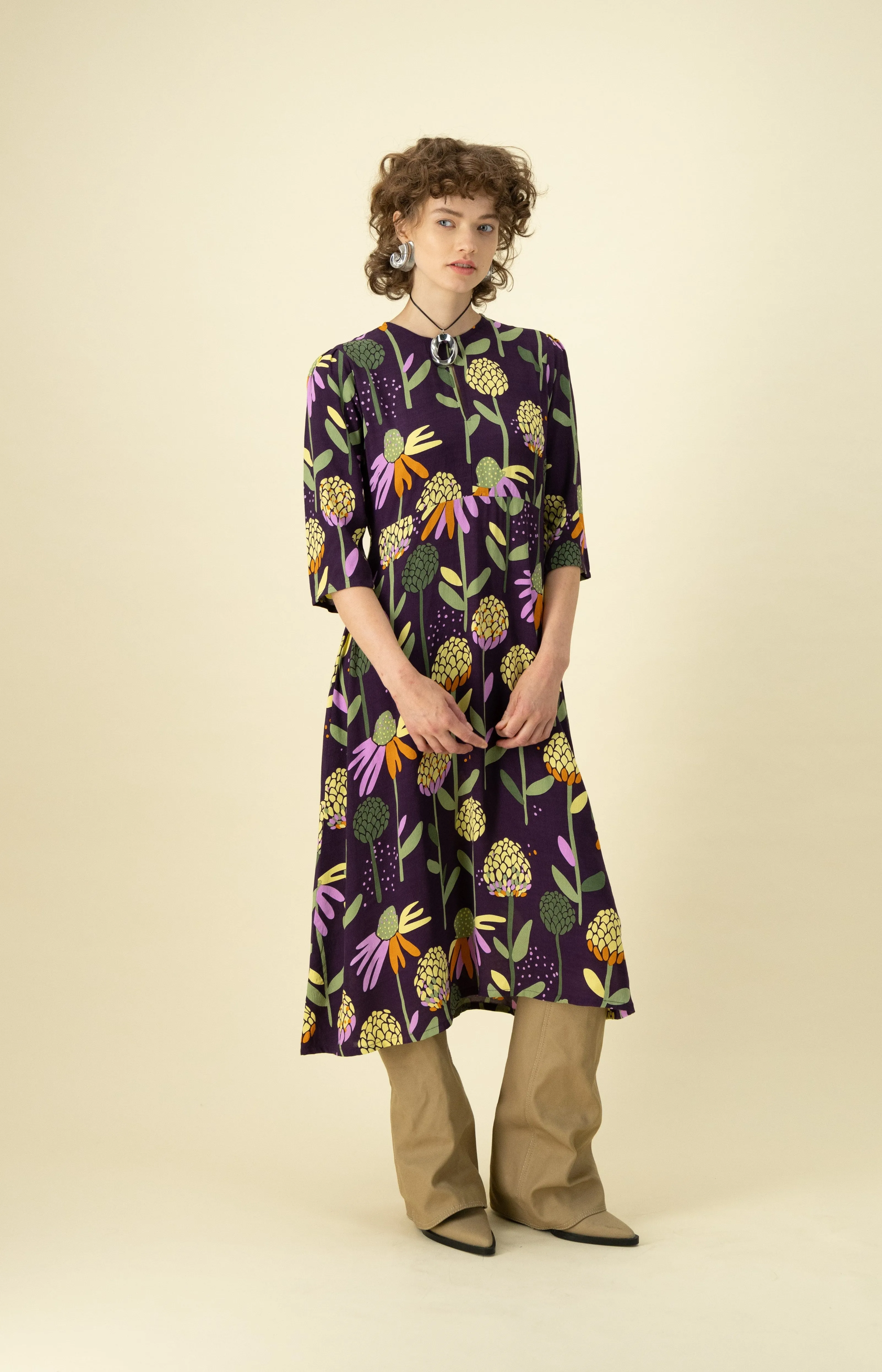 Billy Buttons Janis Keyhole Dress