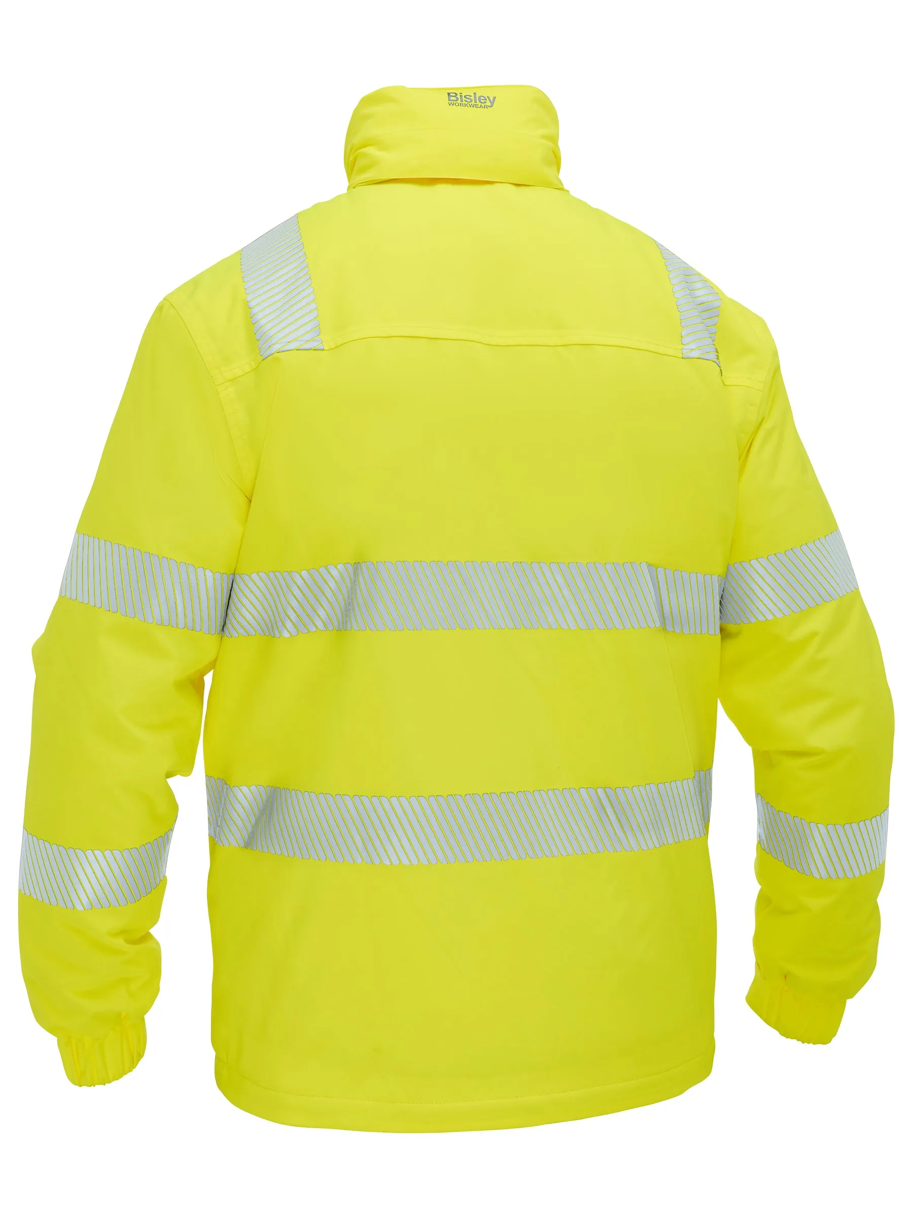 BJ6842T Bisley Taped Hi Vis Heated Jacket With Hood