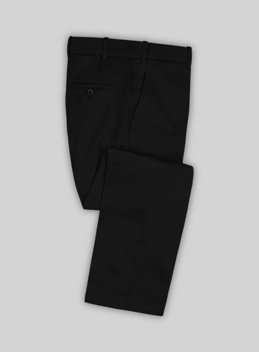 Black Chino Suit