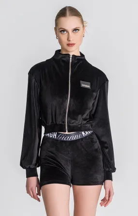 Black Montecarlo Cropped Jacket