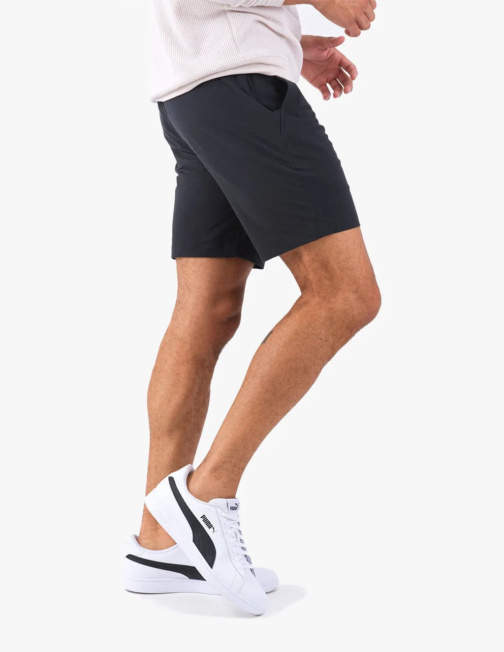 BLACK TRAVELERS SHORTS