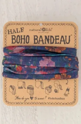 Boho Bandeau Half Watercolour Ind Flower