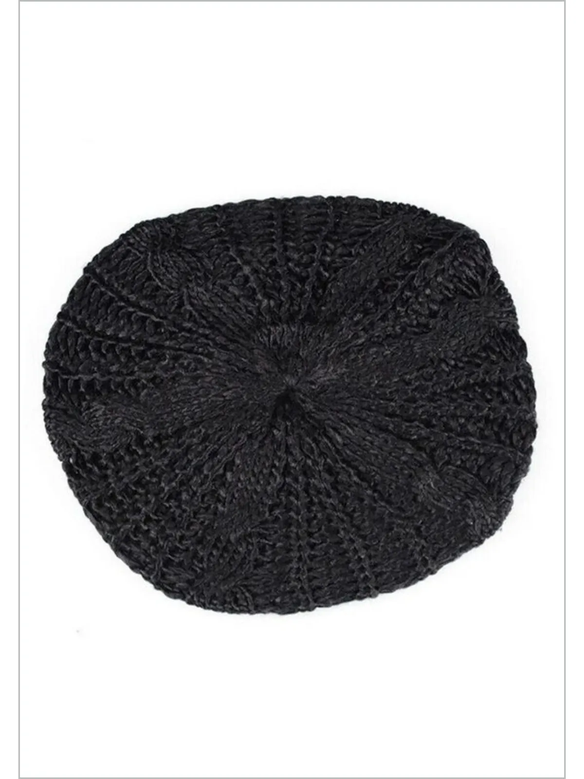 Boho Love Crochet Beret Hat