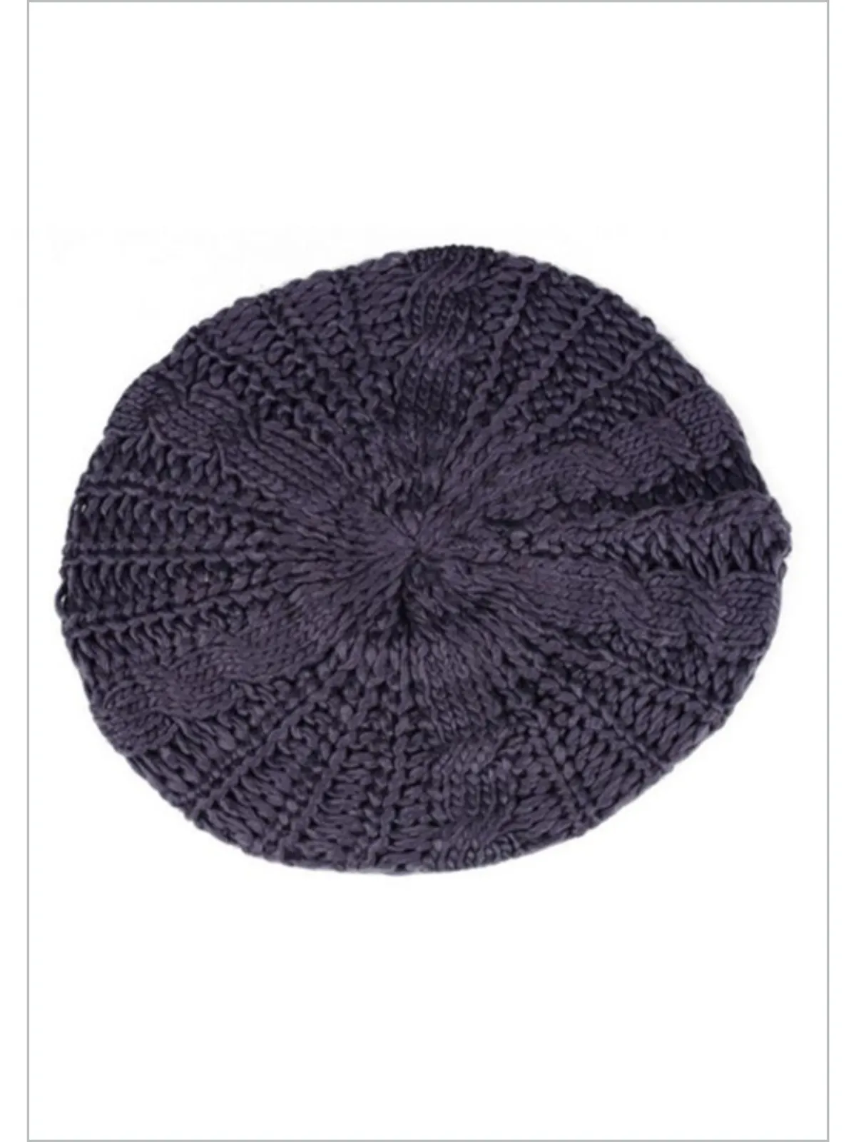 Boho Love Crochet Beret Hat