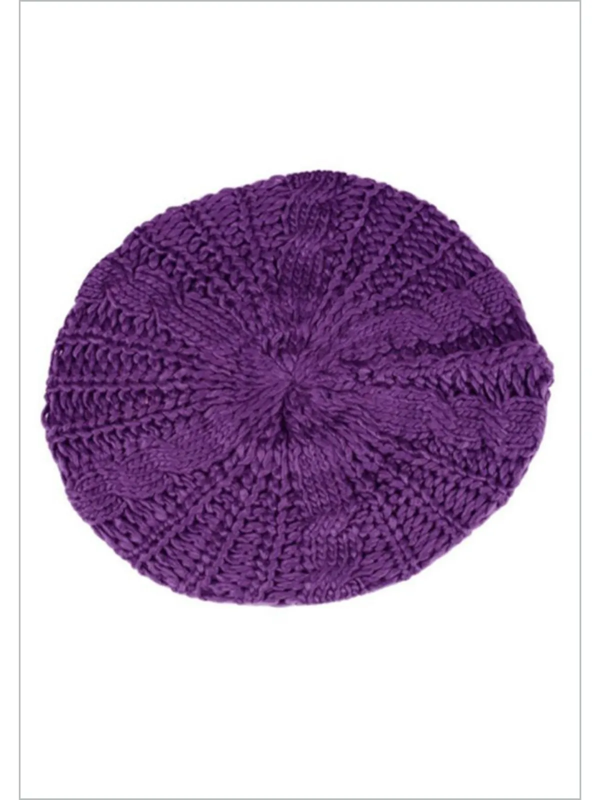 Boho Love Crochet Beret Hat