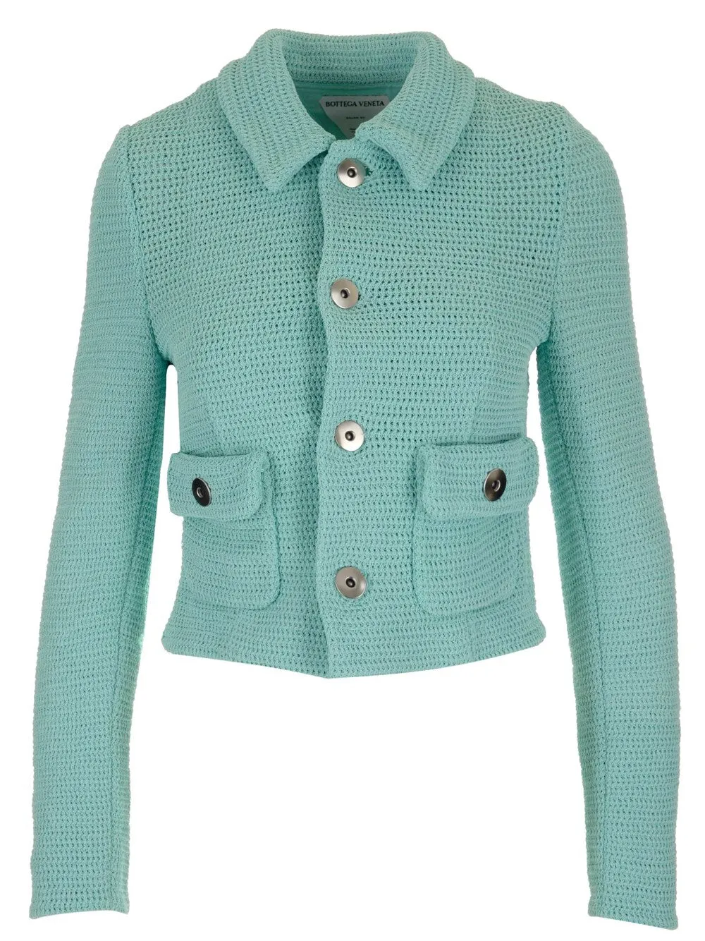 Bottega Veneta Cropped Knitted Jacket