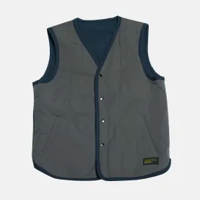 Boysnextdoor Reversible Quilted Vest Navy