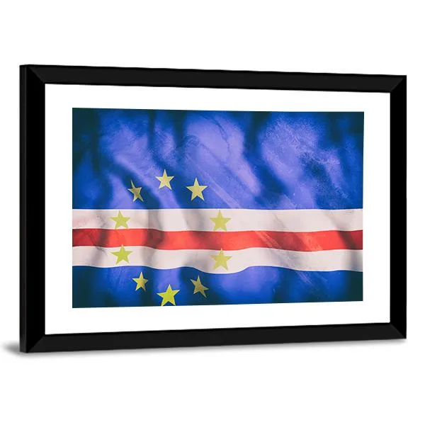 Cape Verde Flag Canvas Wall Art