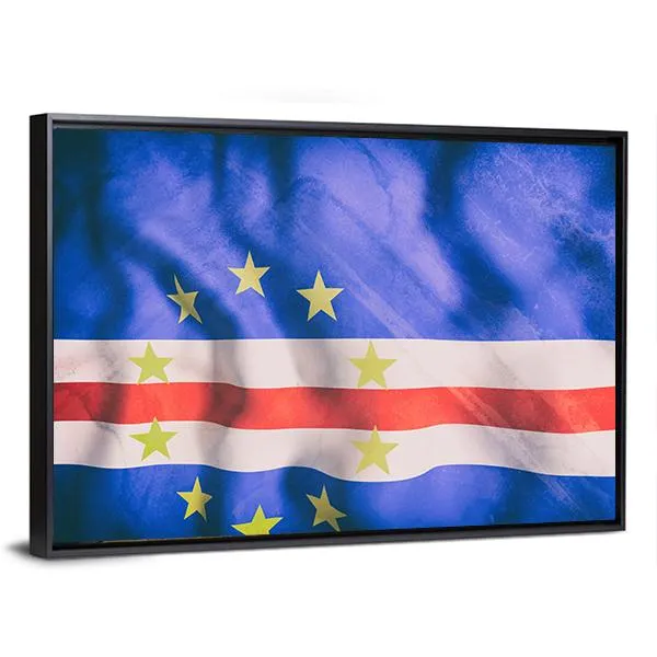 Cape Verde Flag Canvas Wall Art