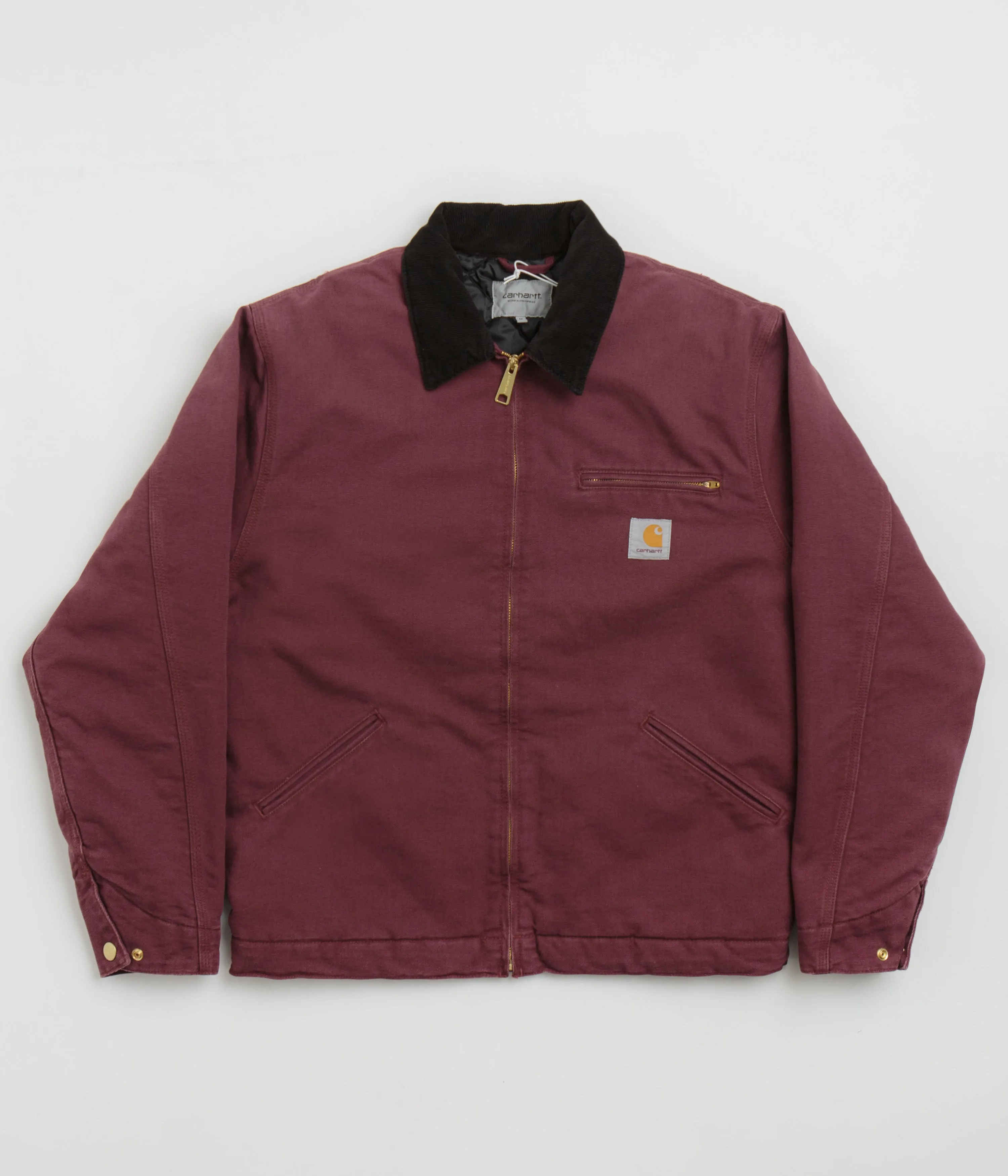 Carhartt OG Detroit Jacket - Malbec / Black