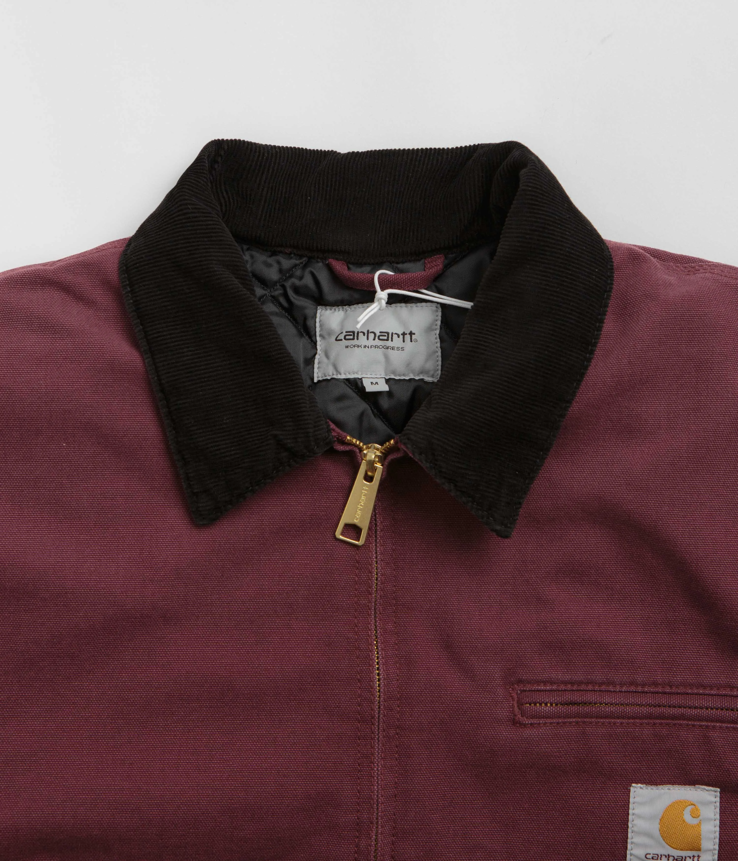 Carhartt OG Detroit Jacket - Malbec / Black