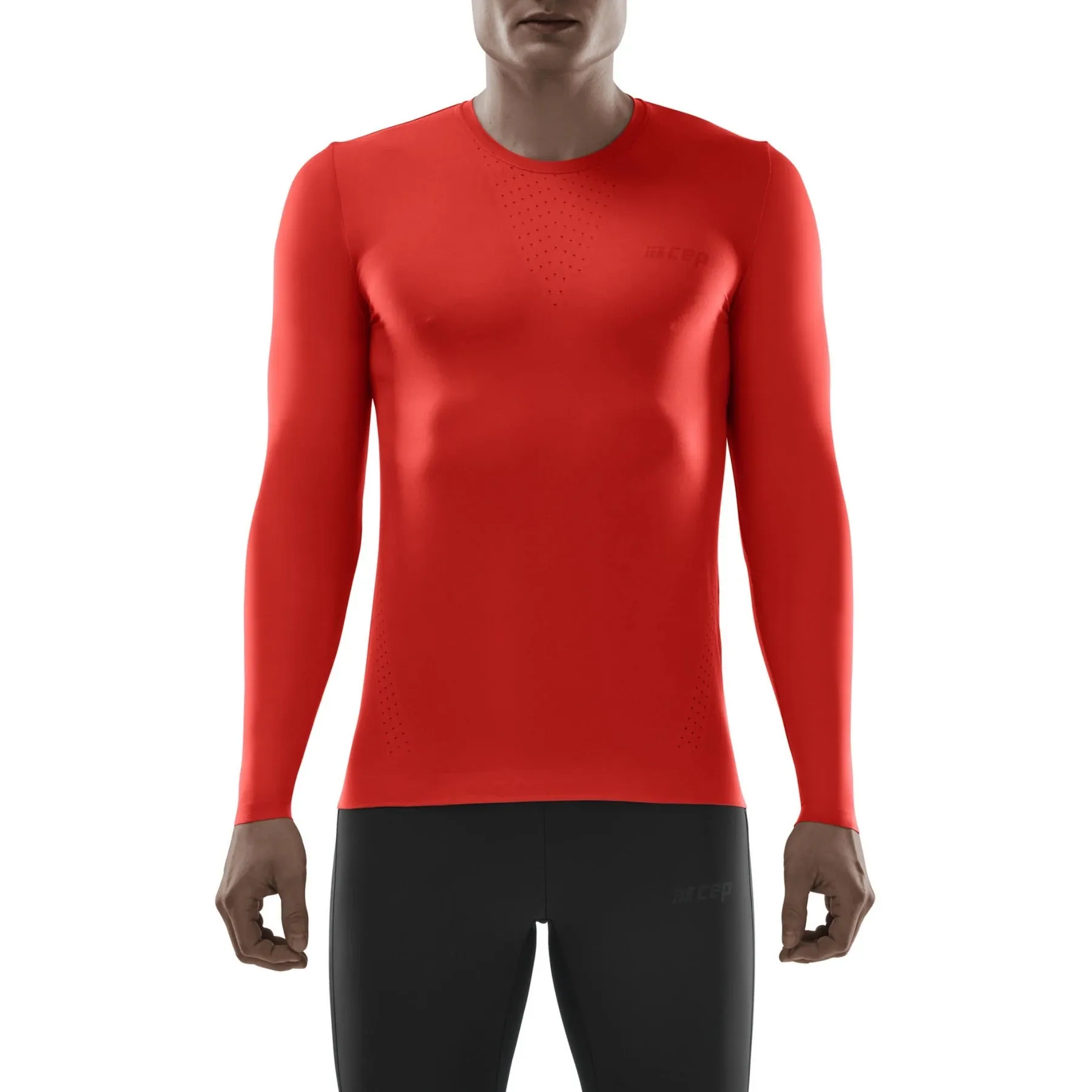 CEP | Ultralight Run Shirt Long Sleeve | Men's | Lava