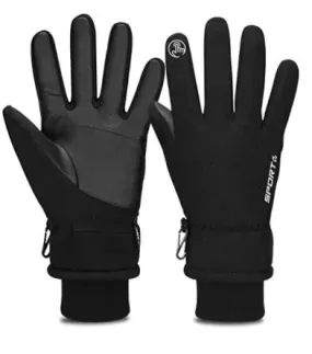 Cevapro -30℉ Winter Gloves Touchscreen Gloves Thermal Gloves for Running Hiking