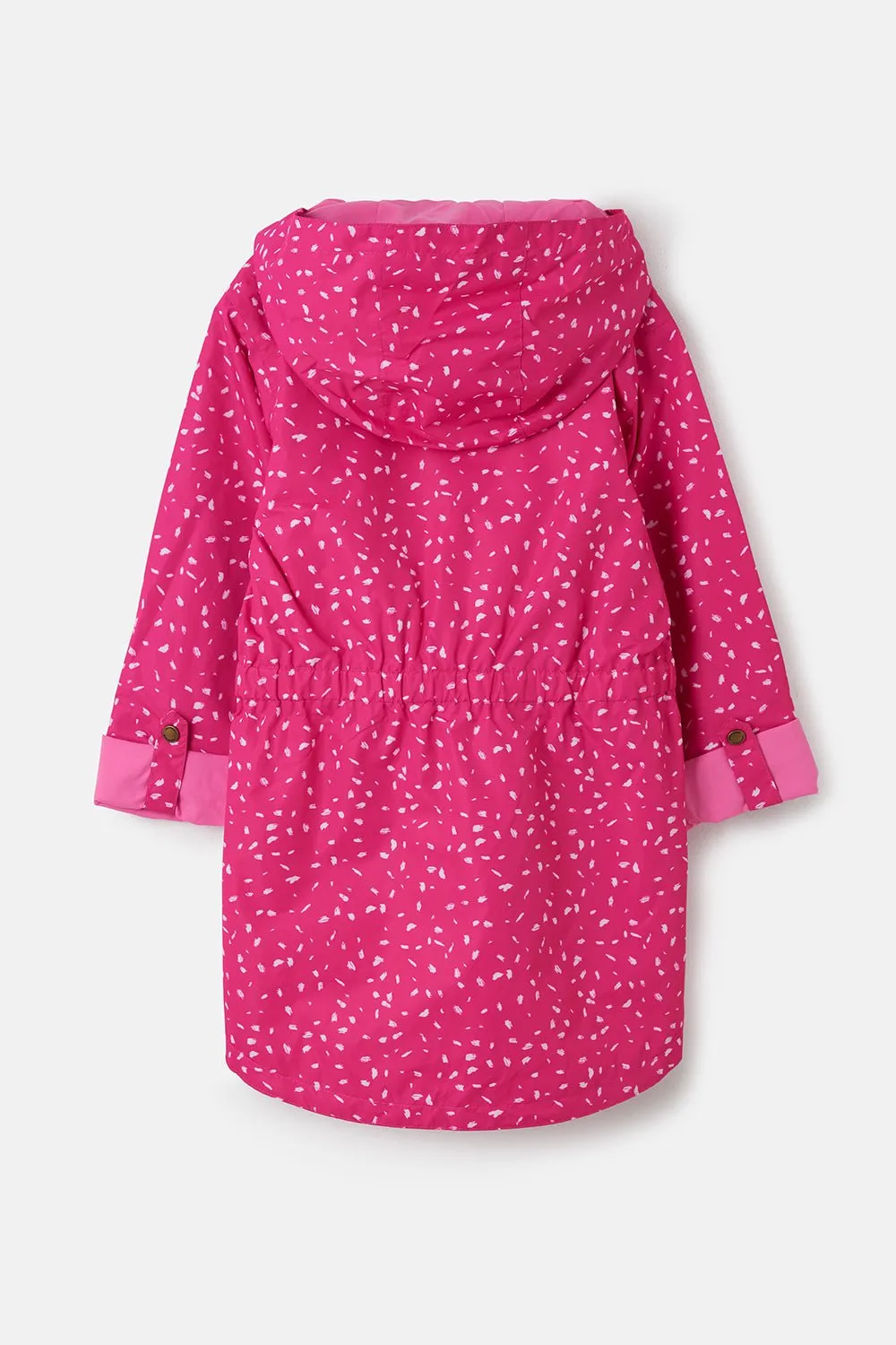 Charlotte Parka - Bright Pink Print