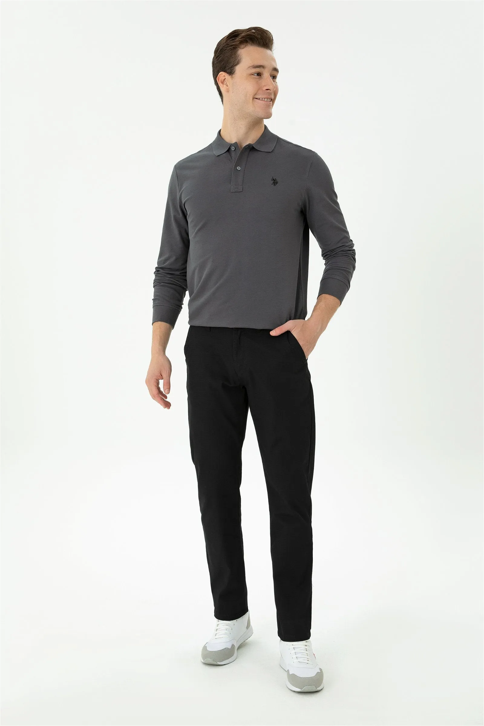 CHINOS KENZI-REG NOIR - 1675278VR046