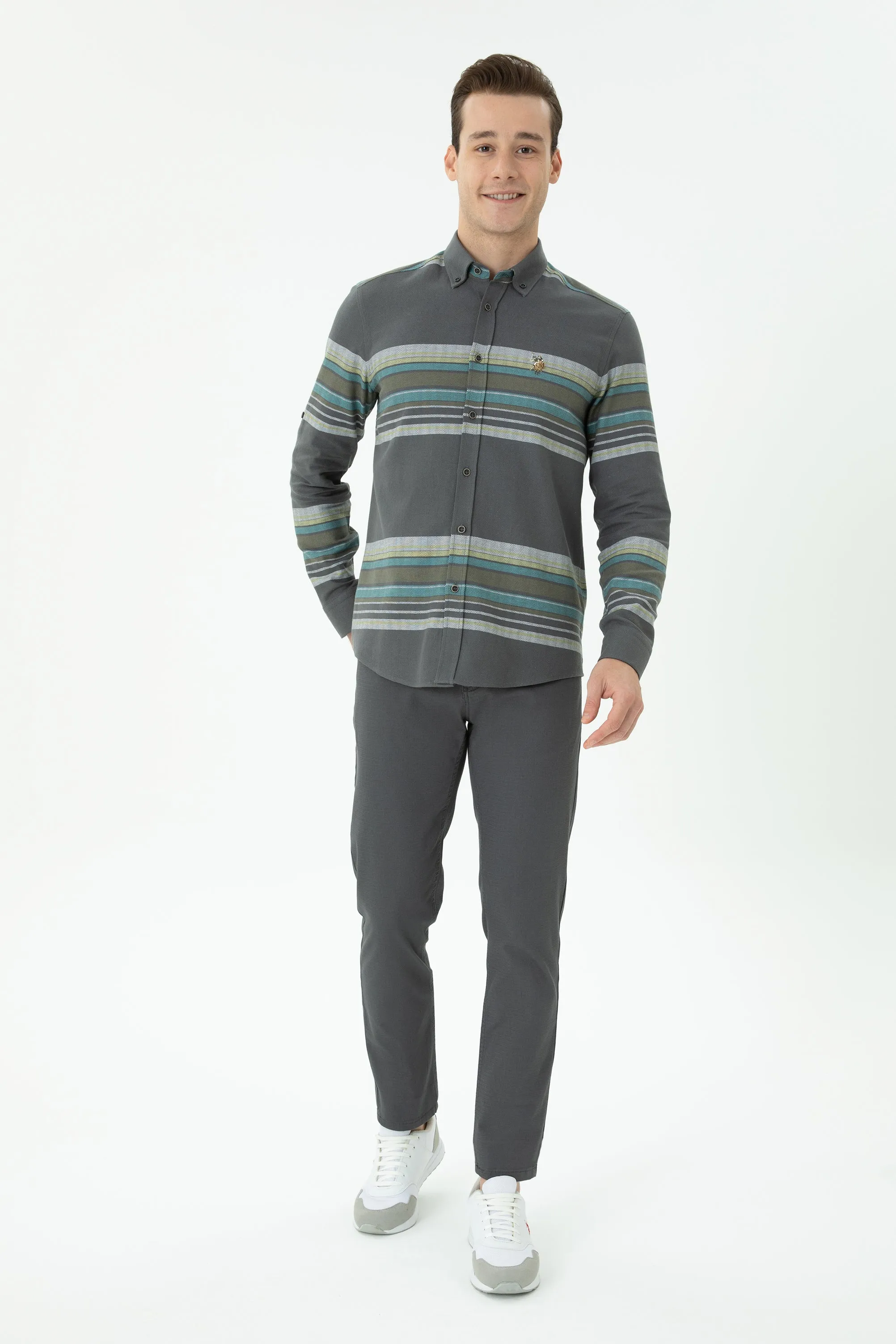 CHINOS MICEL GRIS FONCÉ - 1728006VR006