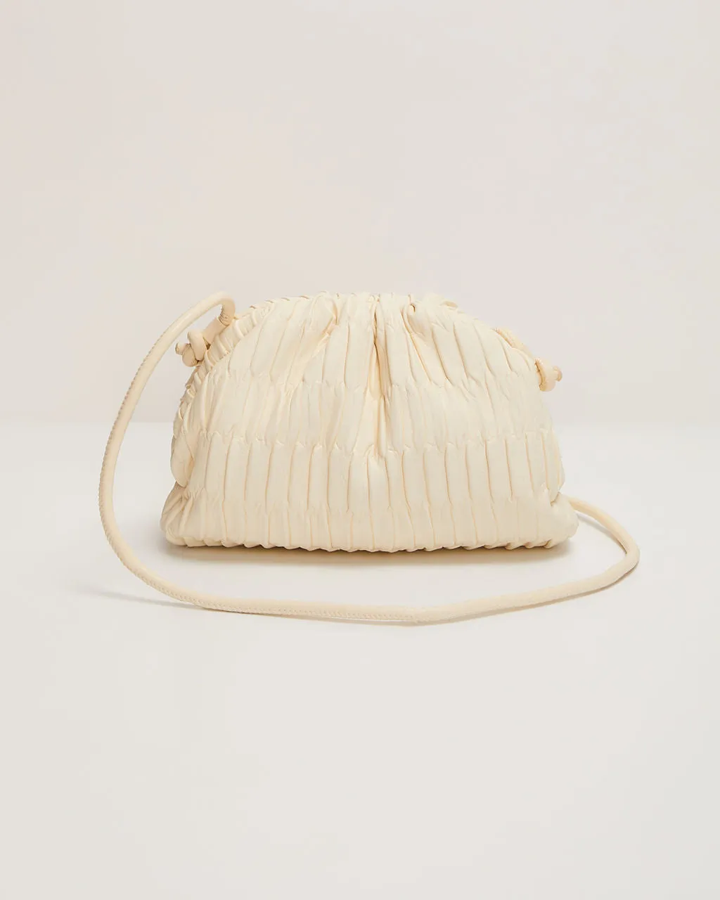 Cinzia Textured Pouch Crossbody Bag