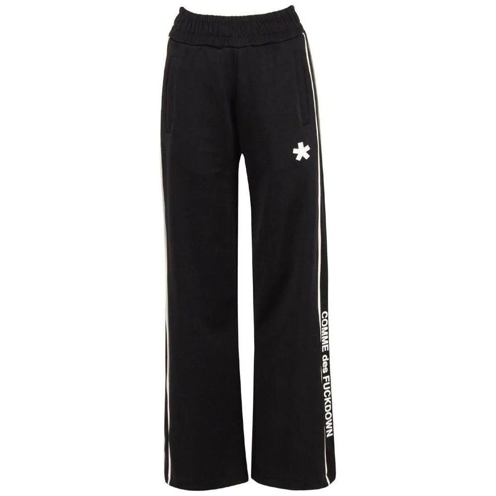 Comme Des Fuckdown Black Polyester Jeans & Pant