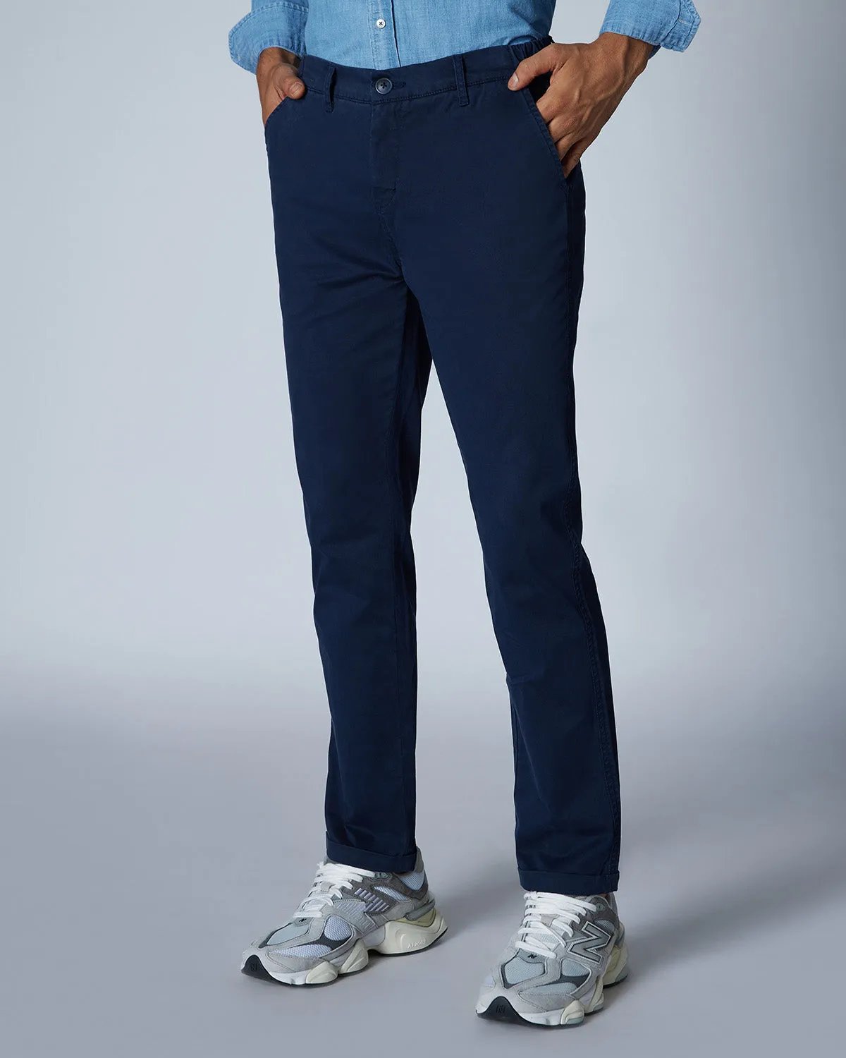 Cosmic Casual Stretch Chinos - Navy