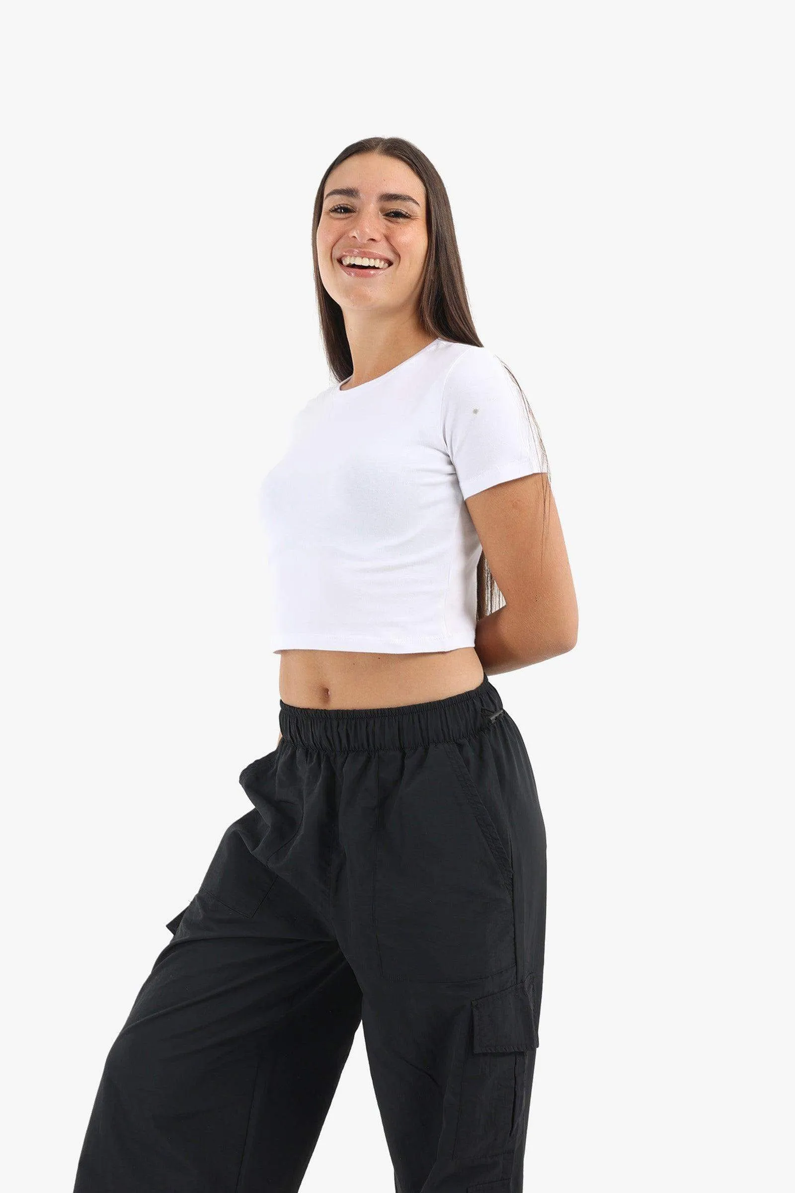 Cotton Basic Crop Top