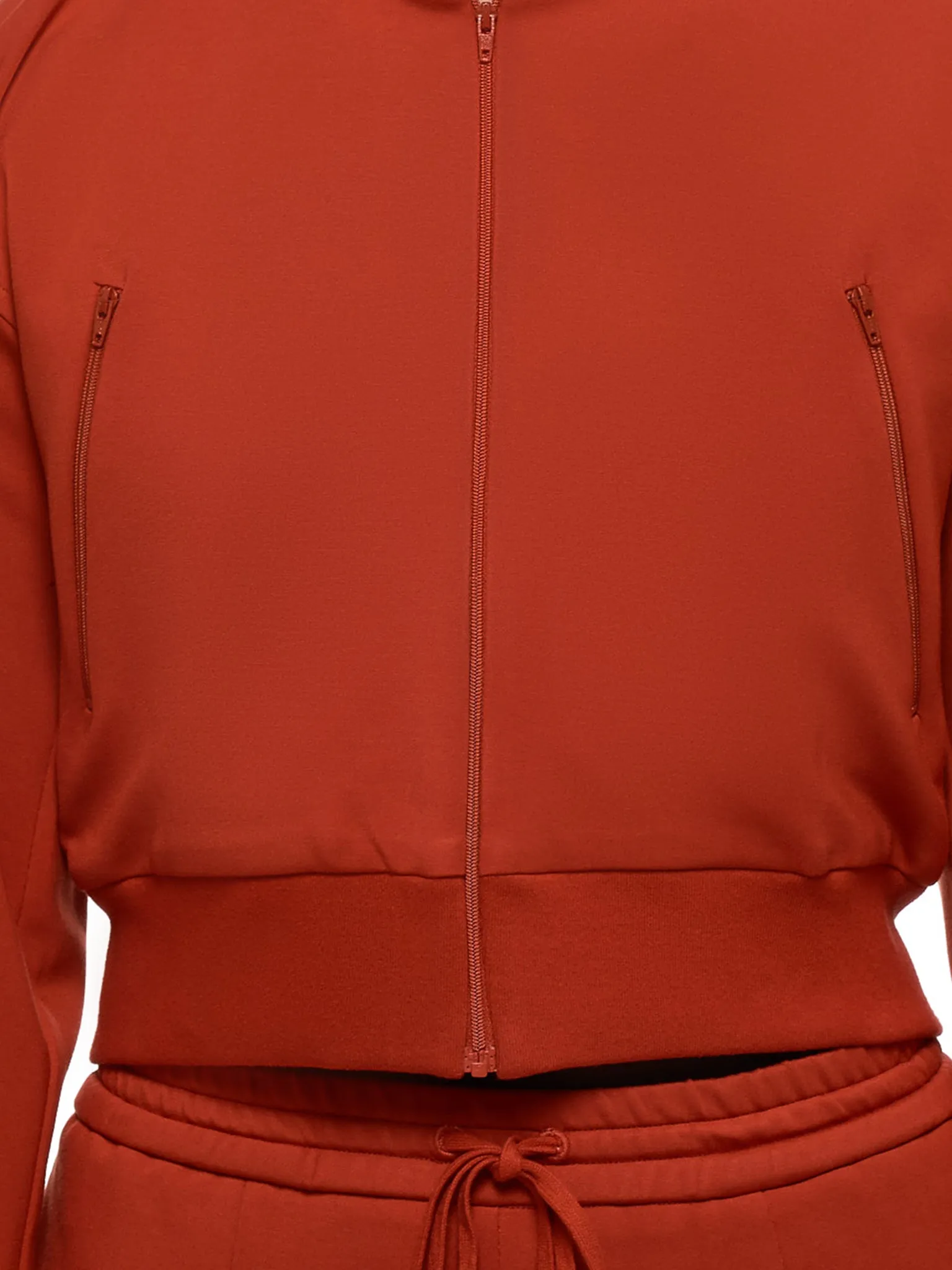 Cropped Jacket (6-GINGER-RED)