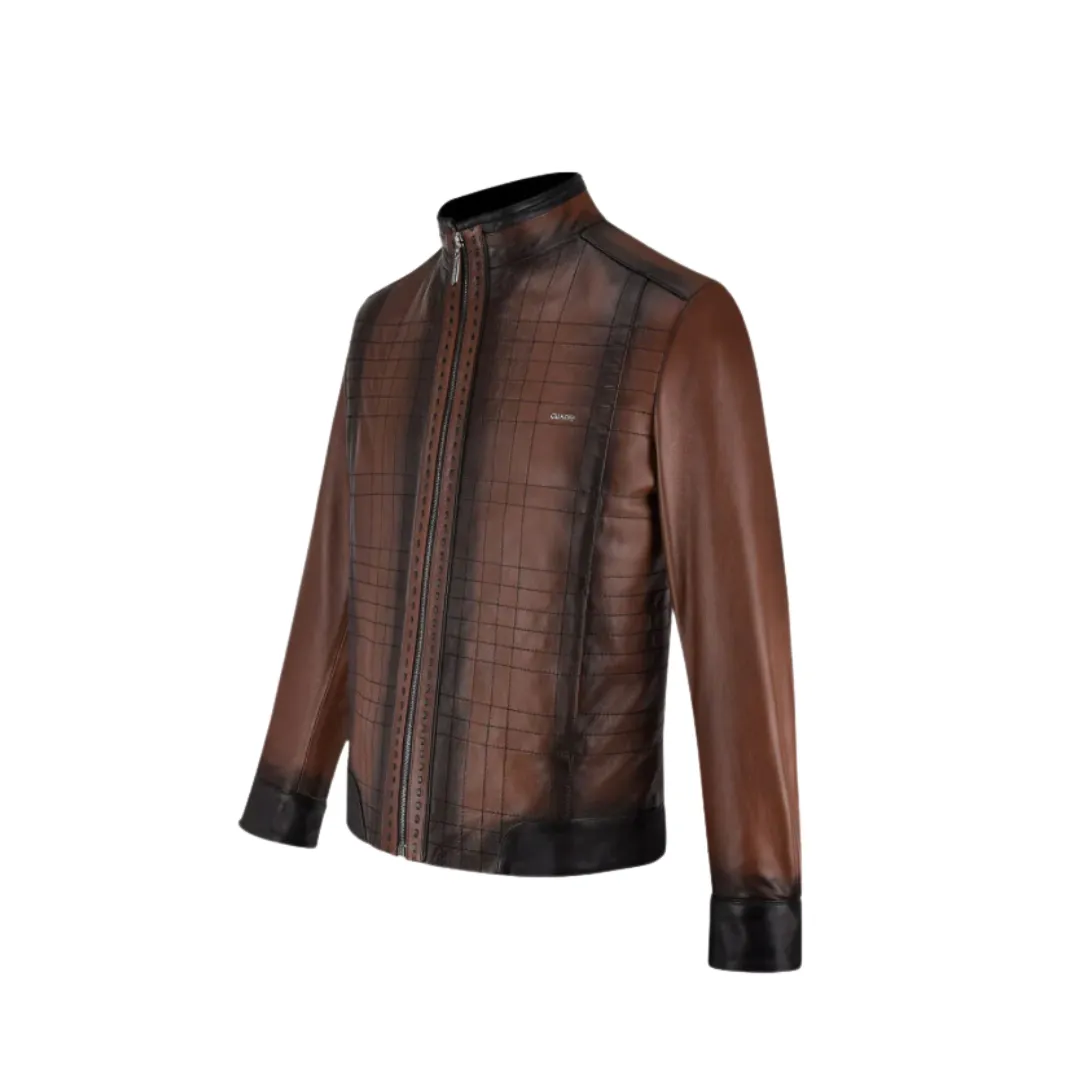 Cuadra JC160 MN Brown Zipper Jacket